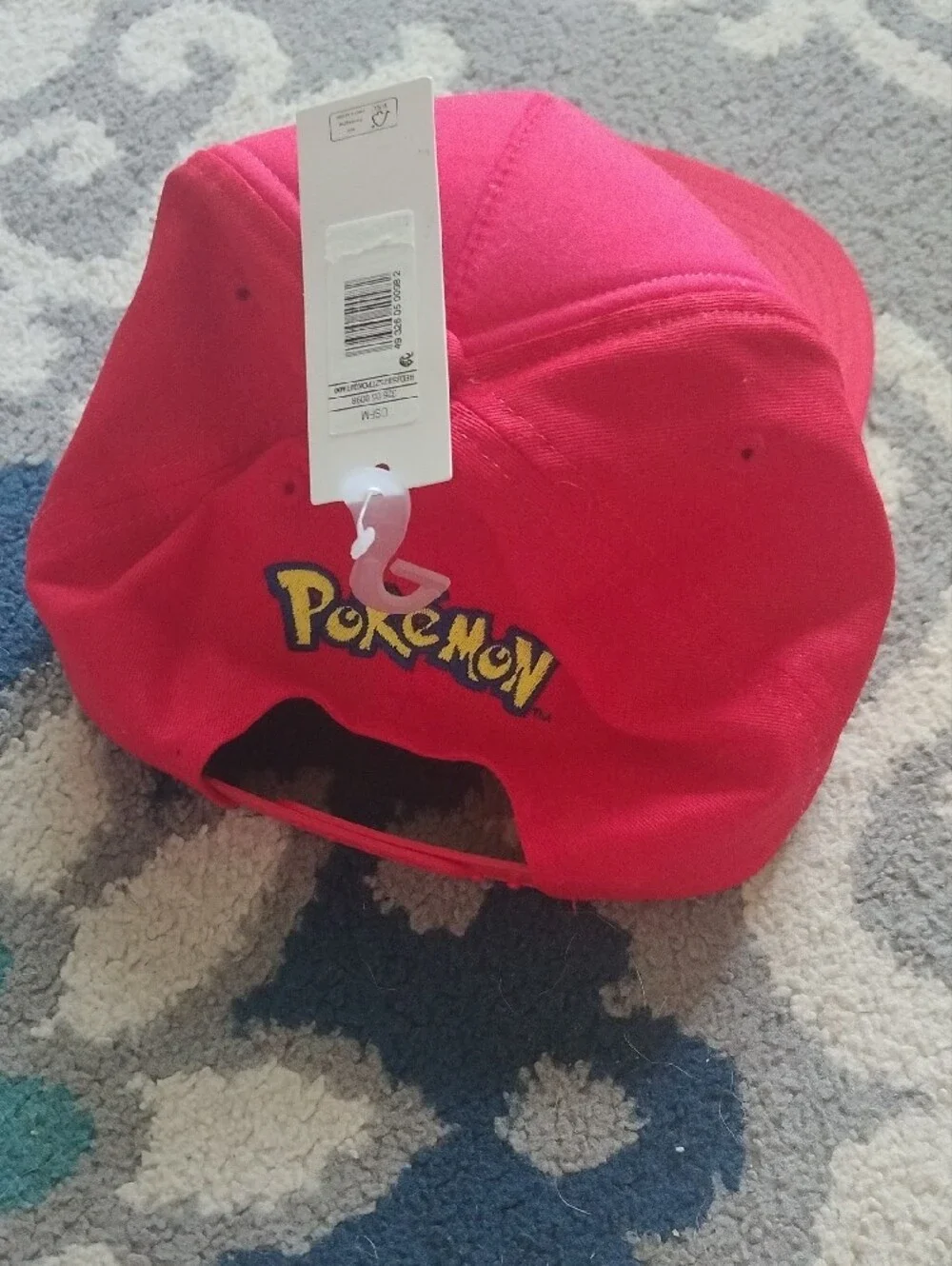 Pokemon Kids Red and White Pokeball Hat